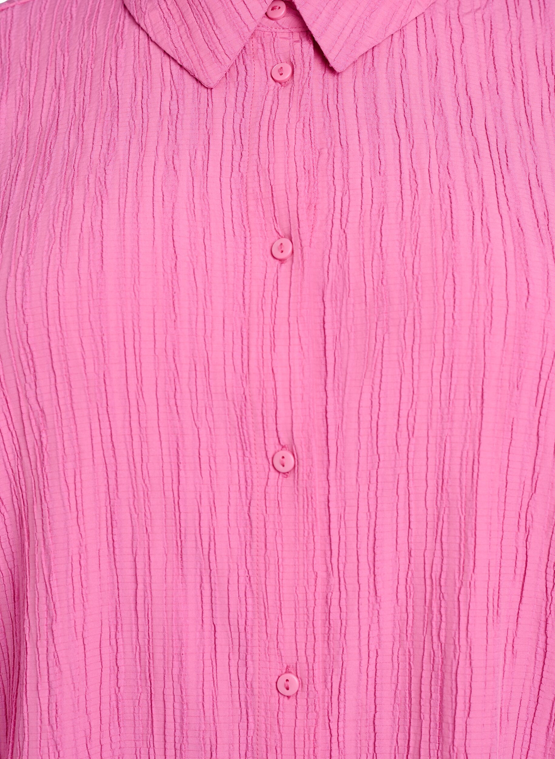 Zizzi FLASH - Shirt met textuur, Roze, Packshot image number 2