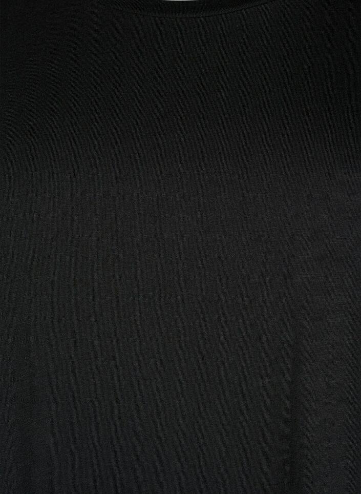 2-pack T-shirts met korte mouwen, Zwart, Packshot image number 2