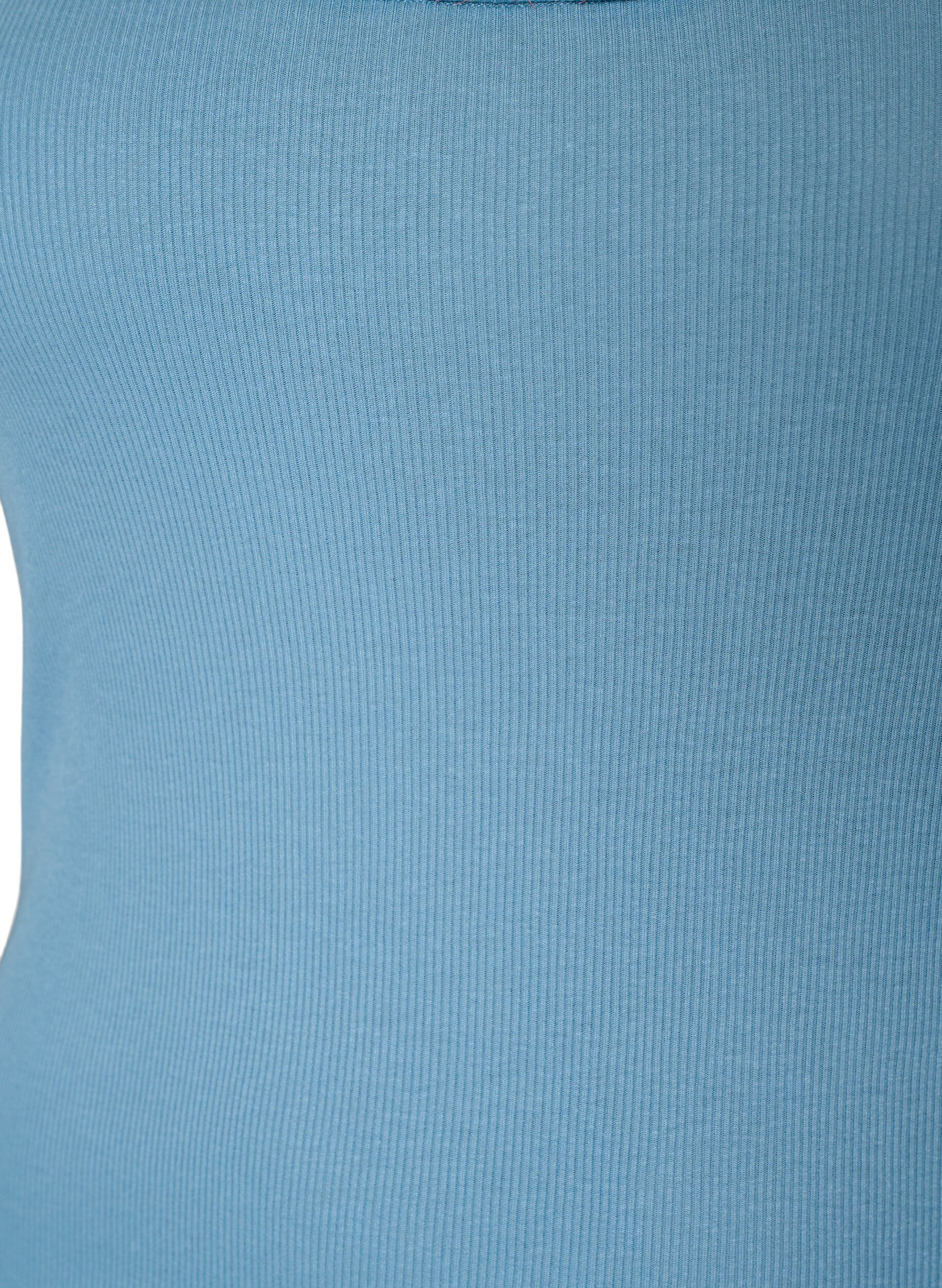 ZizziTop met kant, Blauw, Packshot image number 2