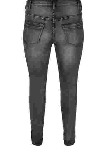 Super slim Amy jeans met hoge taille, Dark Grey Denim, Packshot image number 1