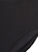 Solidkleurige high-waist bikinibroekje, Zwart, Packshot image number 2