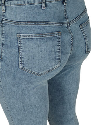 Amy jeans met hoge taille en stone wash, Stone Washed, Packshot image number 3