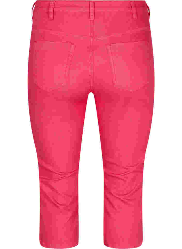 Nauwsluitende 3/4 broek met rits, Pink, Packshot image number 1