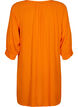 Tuniek van viscose met 3/4-mouwen, Oranje, Packshot image number 1