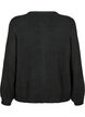 Gebreide cardigan met wol en knoopsluiting, Black Solid, Packshot image number 1