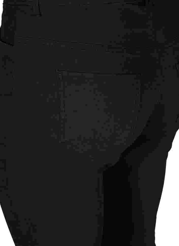 Extra slim fit Nille jeans met hoge taille, Black, Packshot image number 3