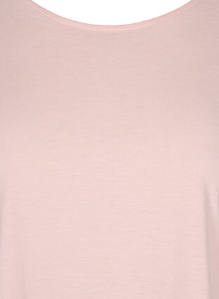 T-shirt met mix van katoen, Rose Smoke, Packshot image number 2
