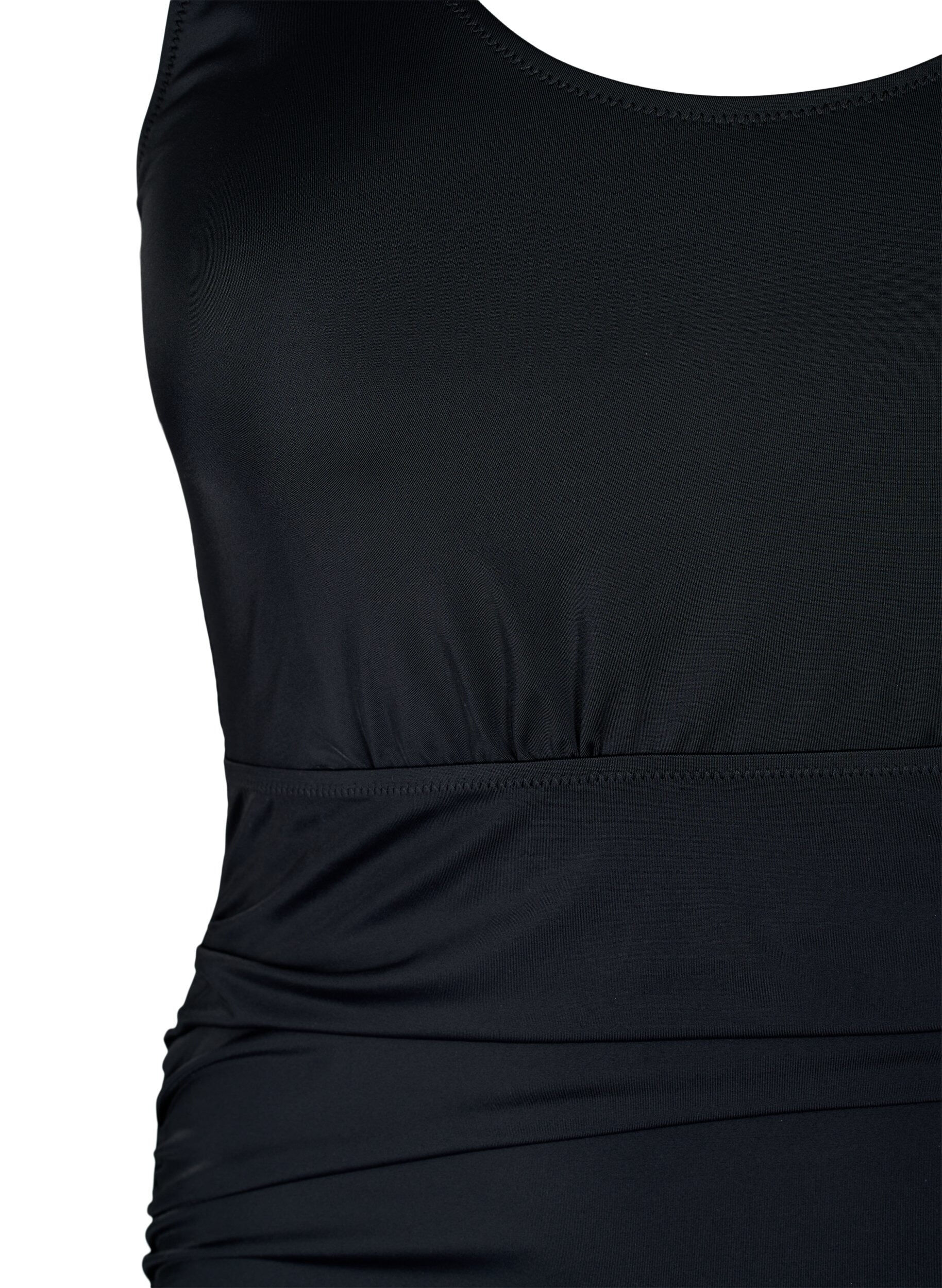 Zizzi Badpak met pijpen, Zwart, Packshot image number 2