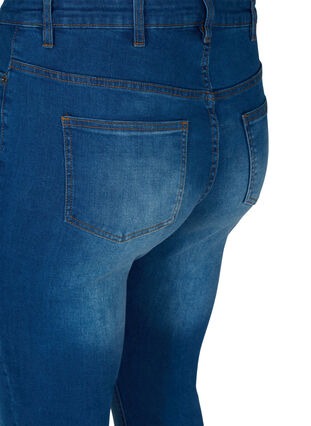 Super smalle Amy jeans met hoge taille, Blue denim, Packshot image number 3