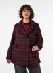 Geruit jasje met zakken, Rood, Model image number 0