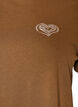 Katoenen T-shirt met print, Bruin, Packshot image number 2