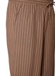 Losse broek met hoge taille en zakken, Bruin, Packshot image number 2