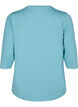 Sporttop met 3/4 mouwen, Blauw, Packshot image number 1