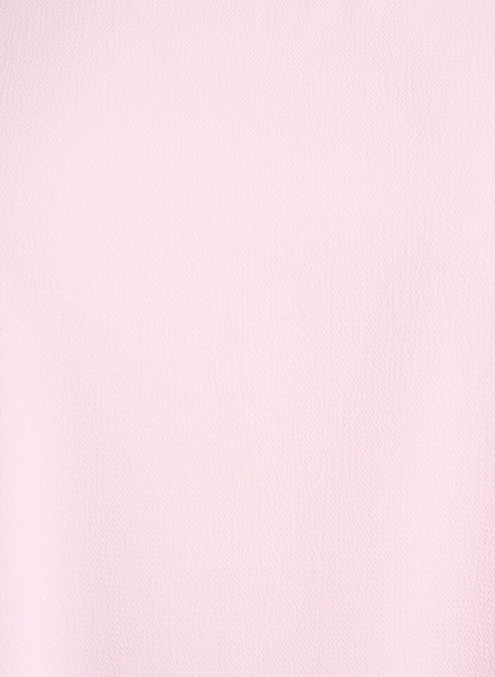 Blouse met korte mouwen en een ronde halslijn, Roze, Packshot image number 2