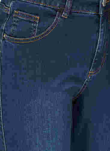Ellen bootcut jeans met hoge taille, Dark Blue, Packshot image number 2