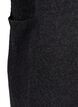 Lang gebreid vest met zakken, Dark Grey Melange, Packshot image number 2