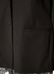 Blazer met kanten rand, Zwart, Packshot image number 3