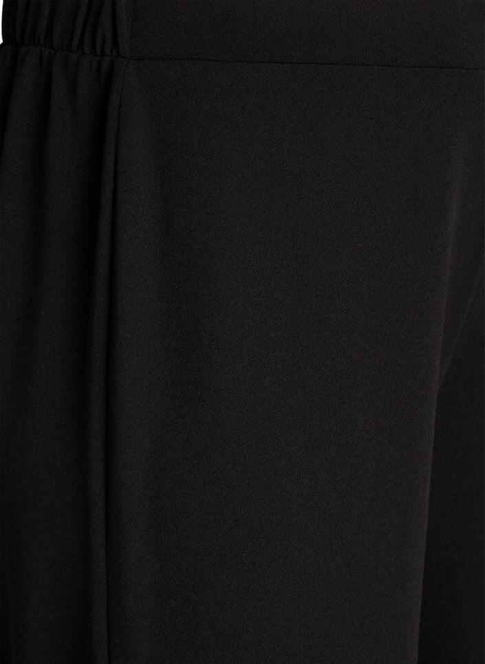 Broek met wijde pijpen, Zwart, Packshot image number 2