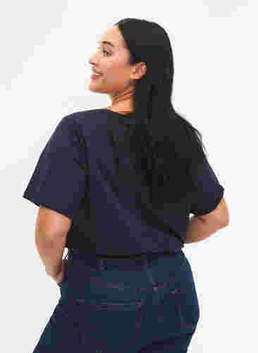 FLASH - T-shirt met motief, Navy Blazer, Model image number 1