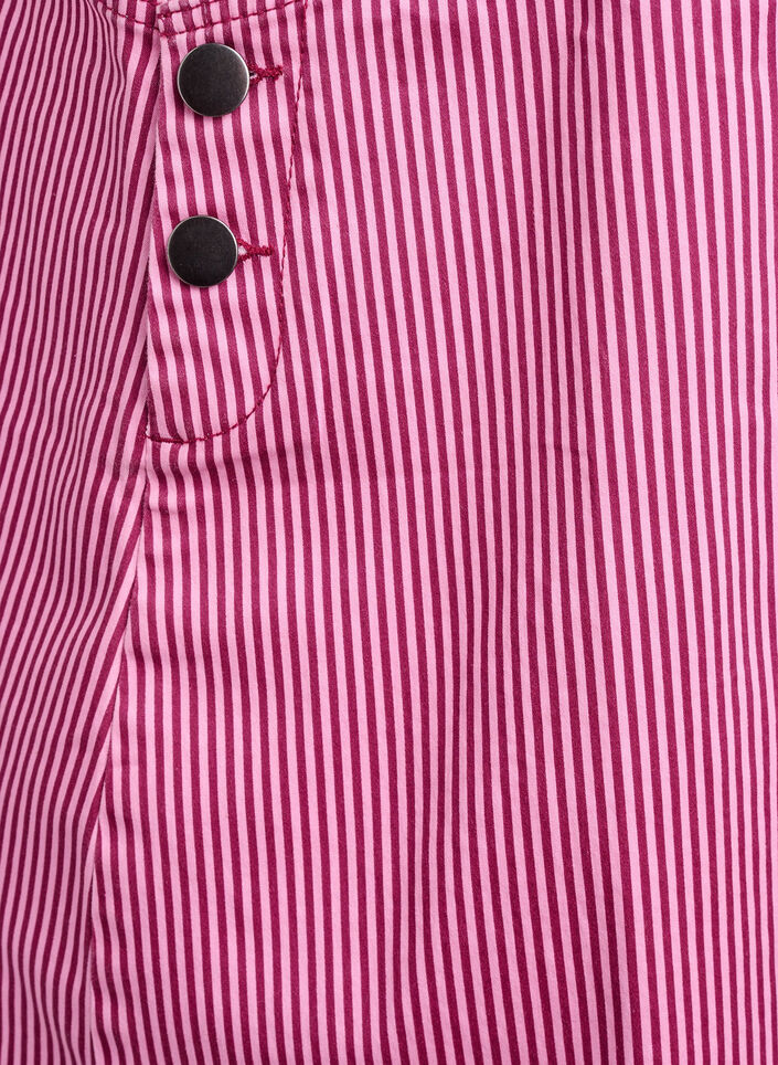 Korte jurk met banden en strepen, Red Stripe, Packshot image number 3