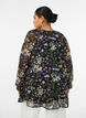 A-lijn tuniek met bloemenprint, Zwart, Model image number 2