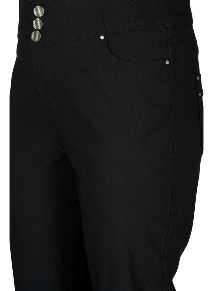 Strak slipje met high waist, Black, Packshot image number 2