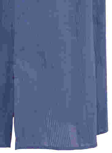 Katoenen hemdjurk met 3/4 mouwen, Nightshadow Blue, Packshot image number 3