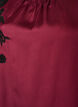 Satijnen blouse met kanten applicatie en parels, Rood, Packshot image number 2