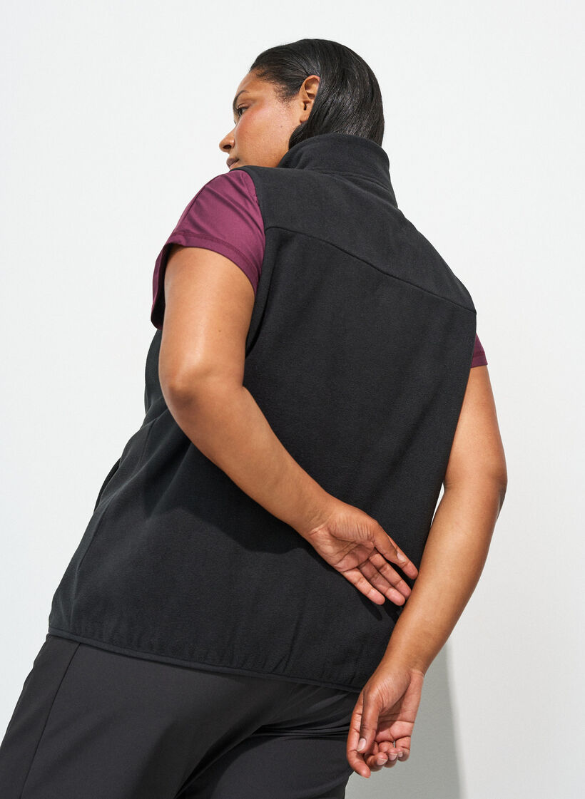 Lichte trainingsbroek met zakken, Zwart, Model image number 2