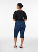 High-waist strakke pasvorm capri's in stretch denim, Blauw, Model image number 1