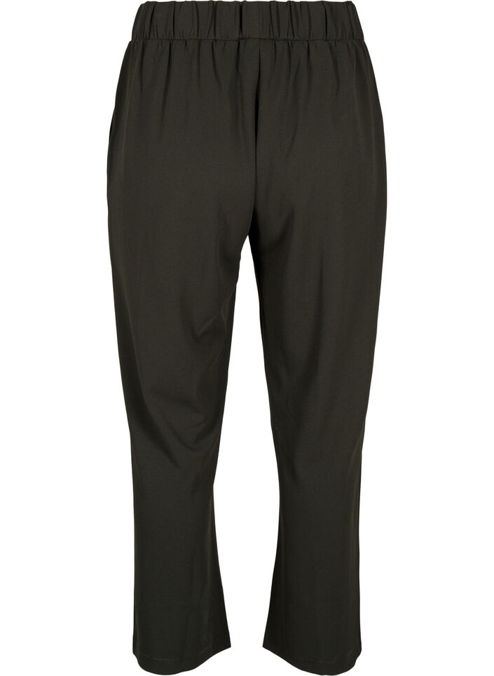 Losse broek met zakken, Groen, Packshot image number 1