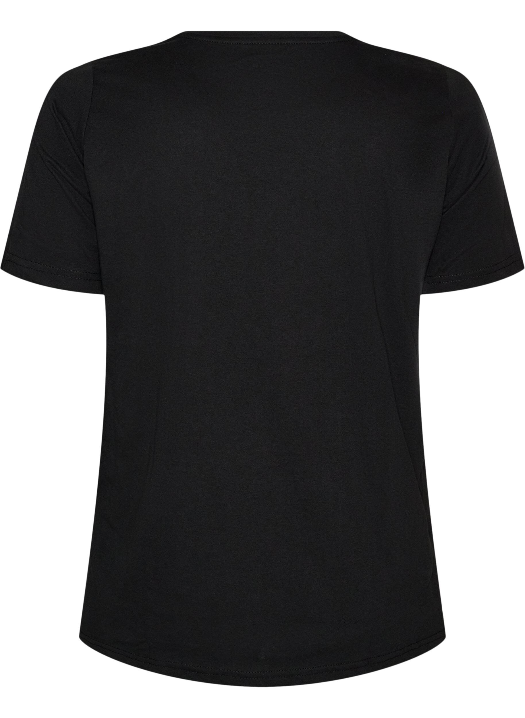 ZizziT-shirt met print, 2217, Packshot image number 1
