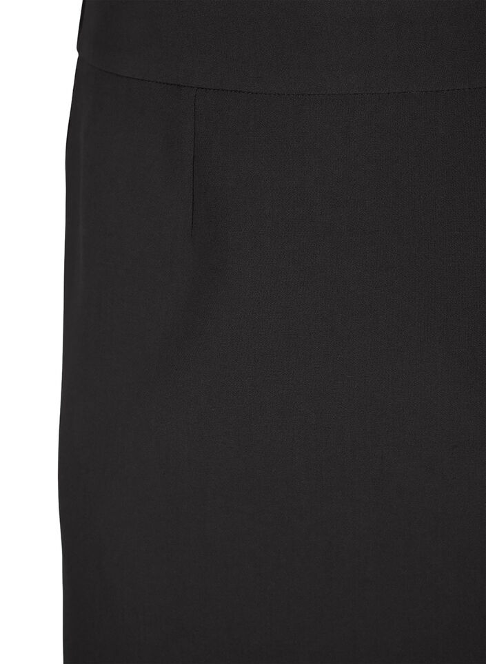 Korte rok met elastische taille aan de achterkant, Black, Packshot image number 2