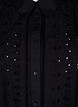 Katoenen overhemdjurk met broderie anglaise, Black, Packshot image number 2