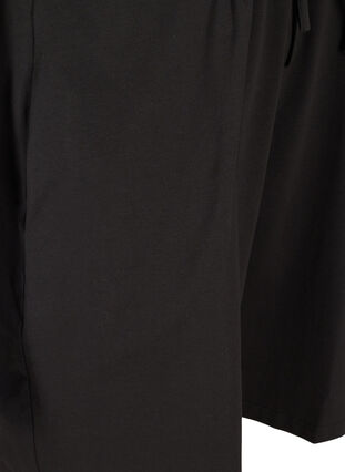 Katoenen tuniek met korte mouwen, Black, Packshot image number 3