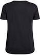 Kerst T-shirt van biologisch katoen, Zwart, Packshot image number 1