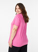 T-shirt met print, Roze, Model image number 2
