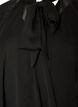 Mouwloze jurk met chiffon cape, Zwart, Packshot image number 2
