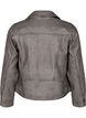 Versleten imitatie leren jas, Dark Grey Wash, Packshot image number 1
