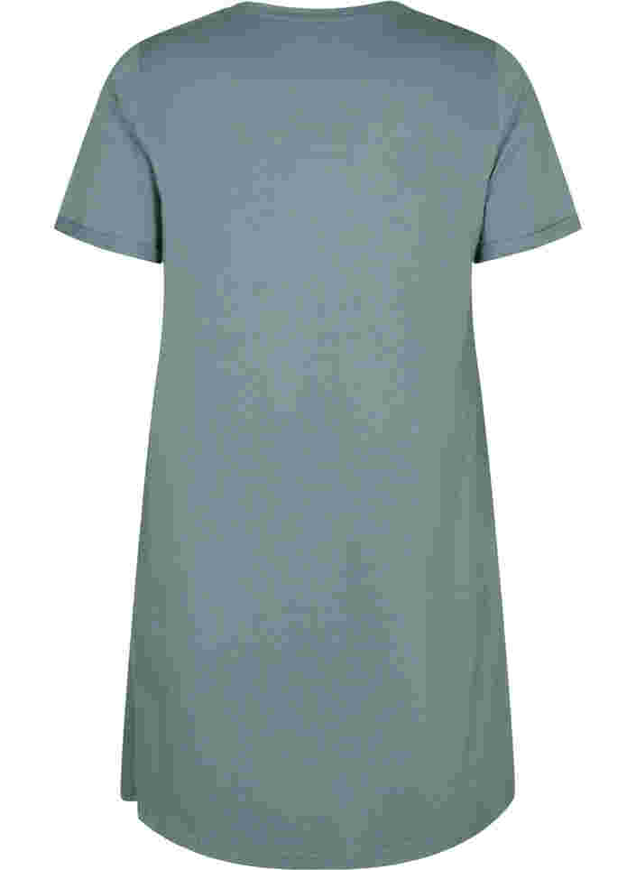 Katoenen nachthemd met korte mouwen en print, Balsam W. Everybody, Packshot image number 1