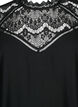 Blouse met lange mouwen en kant, Black, Packshot image number 2