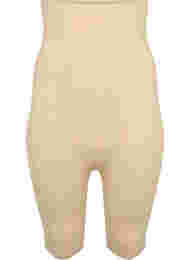 Shapewear shorts met hoge taille, Nude