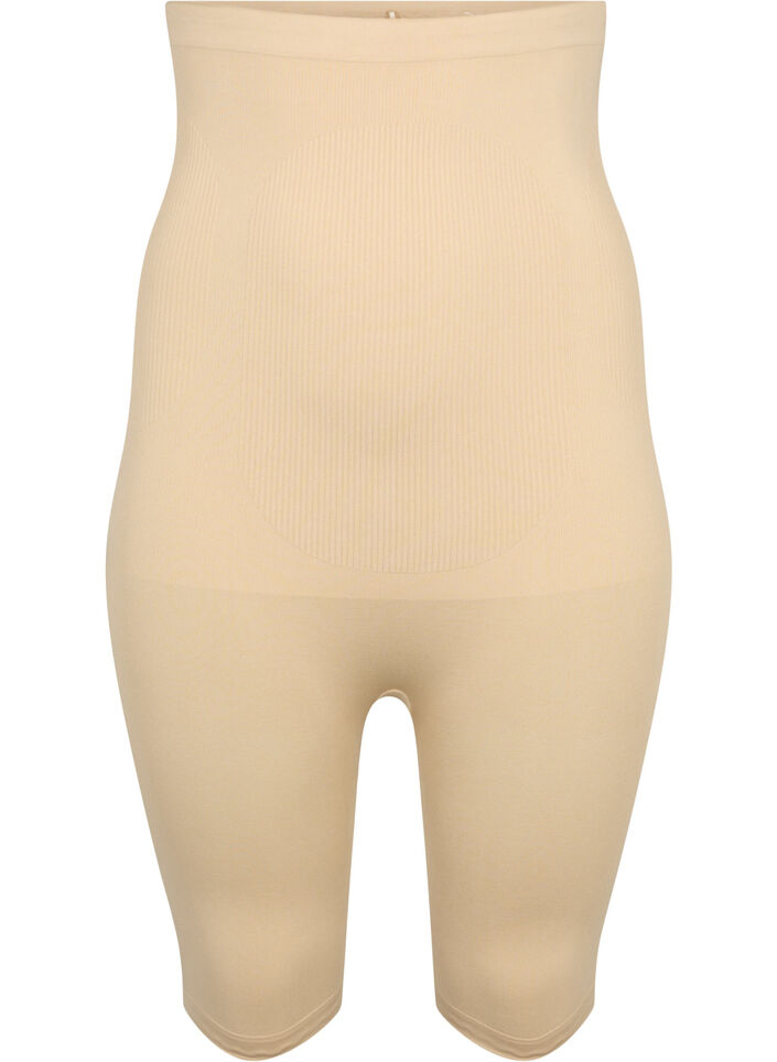 Shapewear shorts met hoge taille, Nude, Packshot image number 0