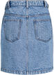 Korte denimrok met zakken, Blauw, Packshot image number 1