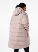 Pufferjas met capuchon en zakken, Beige, Model image number 2