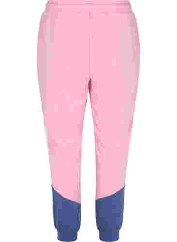 Sweatpants met colour block, C. Pink C. Blocking, Packshot image number 1