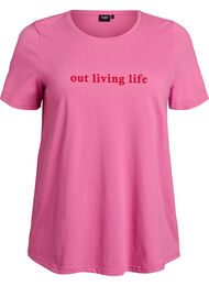 FLASH - T-shirt met print, Roze