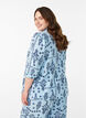Shirtblouse met 3/4 mouwen, Blauw, Model image number 2