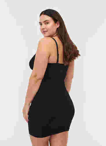 Shapewear jurk met dunne bandjes, Black, Model image number 2