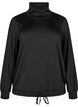 Workout top met hoge hals, Black, Packshot image number 0